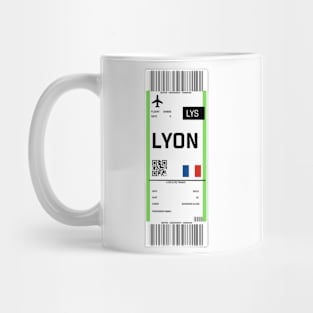 Boarding pass for Toulouse Mug